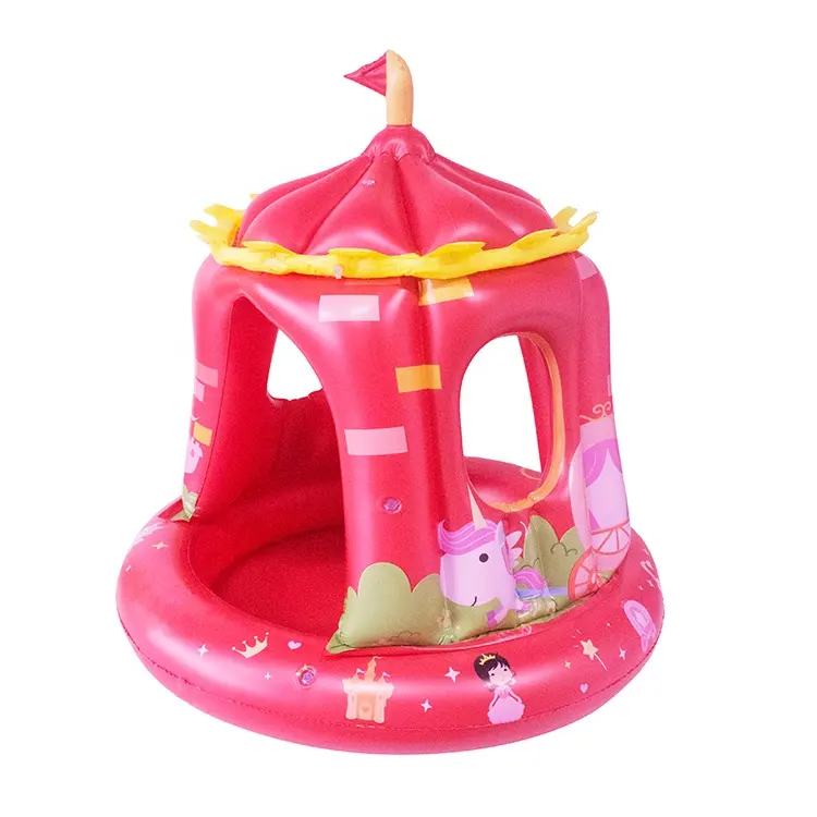 Piscina inflable de PVC para niñas pequeñas, para exterior, Castillo de bolas