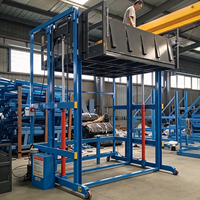 Plateforme de chargement mobile à pont large pour camions 2000x2600mm 3 tonnes hydraulique