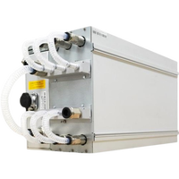 Expédition accélérée BTC/BCH/BSV Hydro-refroidissement 319T Hashrate 5104W Mineur industriel minier silencieux Antminer S21 Hydro
