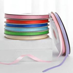 Custom Satin Gift Ribbons for Decorating Ribbon Decorative Rib <b>Webbing</b> Polyester Ribbon for Craft Bags Backpacks - Product Image 6