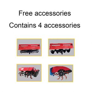 Tractor Rotatorio Diésel de 35HP de Doble Uso para Terrenos Húmedos y Secos, Máquina Agrícola Compacta para Pequeños Campos de Arroz - Product Image 2