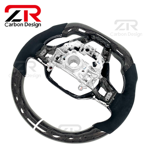 พวงมาลัยหนังคาร์บอนไฟเบอร์ LED แสดงรอบเครื่องยนต์ สำหรับตกแต่งภายในรถยนต์สไตล์สปอร์ต สำหรับ Honda <span class=keywords><strong>Civic</strong></span> รุ่นที่ 11 Accord CR-V Integra - Product Image 6