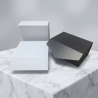 Boîte cadeau magnétique de luxe pour mariage, emballage en papier personnalisé avec couvercle à fermeture pour cadeau de fête nuptiale