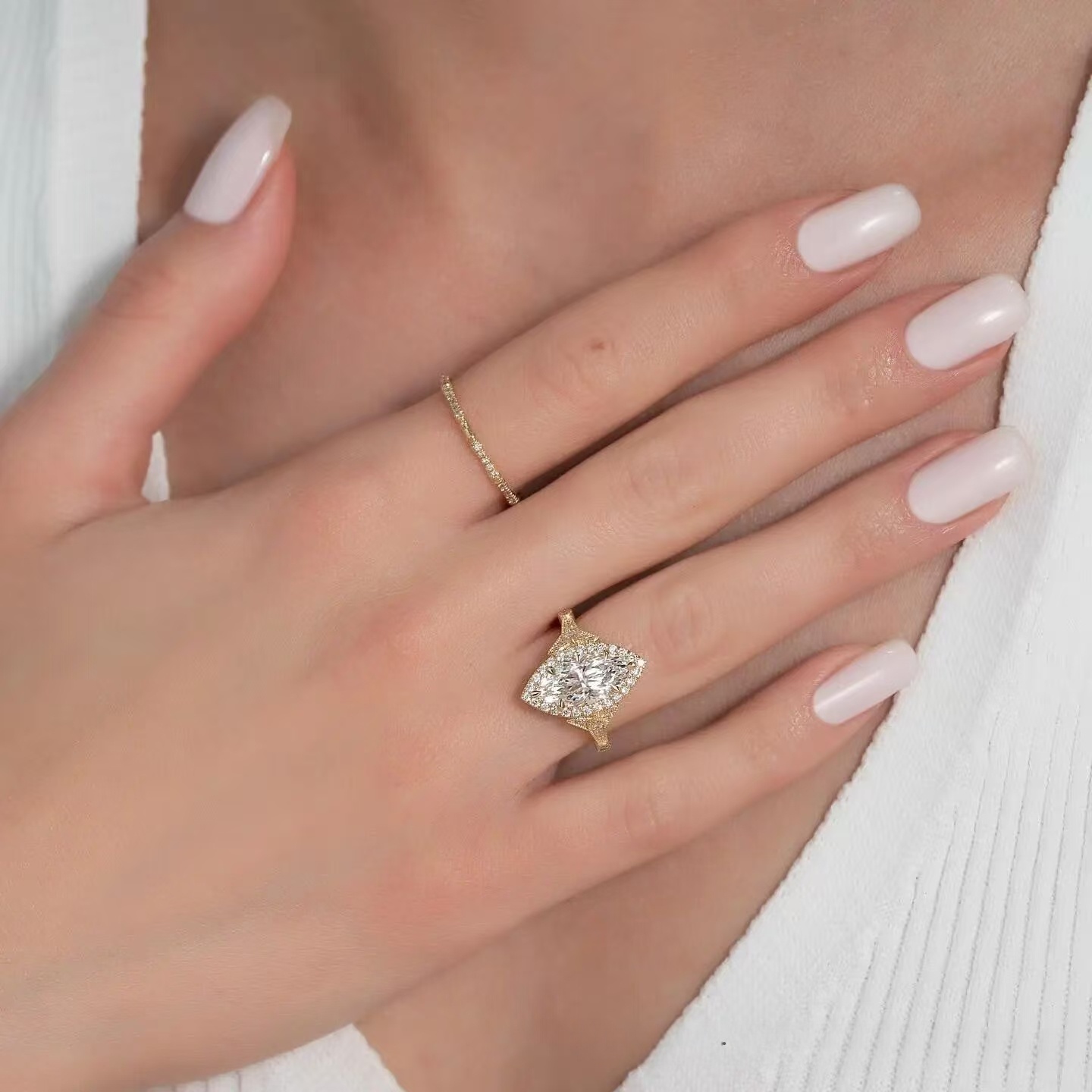 lab diamond marquise