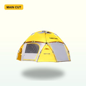 Double Layer Waterproof Outdoor Camping <b>Tent</b> Easy Setup Windproof Dome <b>Tent</b> for Big Family with Durable Fiberglass <b>Frame</b> and - Product Image 2