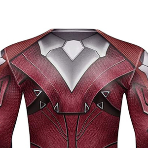 Haut de compression à manches longues avec imprimé graphique Mecha Armor sublimé, Rash Guard à séchage rapide, sous-vêtement de sport pour la gym et l'entraînement - Product Image 5