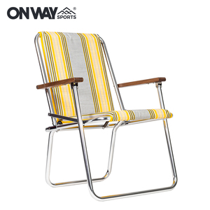 Giá rẻ ngoài trời Trọng lượng nhẹ nhôm trại Ghế di động có thể gập lại cao trở lại bãi biển mùa hè ghế - Product Image 1