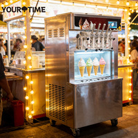 Yourtime 3 buses congelées daiquiris combo crème glacée molle congelée ACAI maquina de helado suave