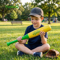 Ensemble de bâton et balle de baseball en plastique pour enfants YumuQ personnalisé avec tee de baseball |   Batte d'entraînement intérieure/extérieure de 30 pouces pour les tout-petits
