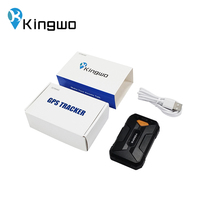 Traceur GPS miniature Kingwo LT35 pour enfants avec localisation en temps réel, géolocalisation, enregistrement vocal et conception à clip facile