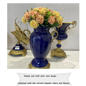 Vaso in Ceramica Decorativo per Soggiorno con Fiori Secchi, Decorazione Nordica per Tavolo e Mobile TV, Accessori per <span class=keywords><strong>la</strong></span> Casa di Lusso Leggero - Product Image 3