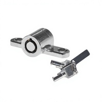 MK506-5 MAKE Boîte à outils automobile, Cylindre de serrure tubulaire à bouton-poussoir, Serrure à came pour coffre arrière