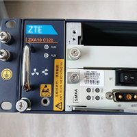 Subrack Akses Optik C320 2U 7-Slot 10GE XGS PON Ready OLT Silver Telecom Power Supply Baru dan Bekas