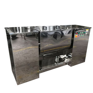 Mélangeur horizontal à cuve en acier inoxydable de 200-500 l avec chauffage électrique pour assaisonnements, cosmétiques, poudres sèches, sur roues mobiles - Product Image 1