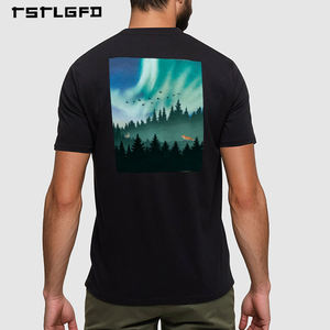 Camisetas Ecológicas para Hombre, 100% Algodón Orgánico, Tejidas, Personalizadas, Casuales, de Alta Calidad, Cómodas, Estampadas, Antiarrugas, de Secado Rápido - Product Image 5