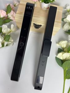 ระบบล็อคประตูอัจฉริยะสีดำ พร้อมระบบจดจำใบหน้า ควบคุมผ่านแอพ WiFi รองรับลายนิ้วมือ รหัสผ่าน บัตร และระบบเข้าแบบไม่ใช้กุญแจ - Product Image 2