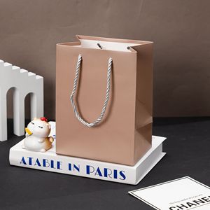 High Quality Customized Thick Paper Durable Multi-color Gift Bag with <strong>Printable</strong> logo Packaging Shopping Bag Rope Handle - Product Image 3