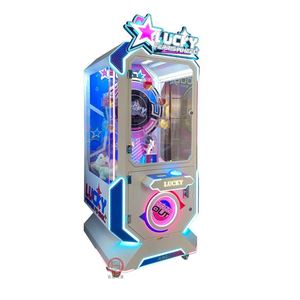 Máquina de Juego de Premios con Rueda de la Fortuna Operada con Monedas, Máquina Expendedora Giratoria de Regalos, Máquina Recreativa de Captura de Regalos para Centros de Juegos - Product Image 4