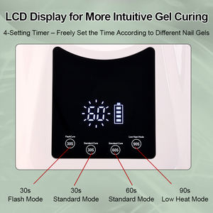 <span class=keywords><strong>Lampe</strong></span> à ongles LED UV sans fil rechargeable haute puissance 98W avec double port USB et double lumière rouge <span class=keywords><strong>pour</strong></span> séchage professionnel à domicile - Product Image 6