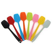 Spatule en silicone intégrée, grattoir à crème pour gâteaux, petite spatule en T, étaleur de beurre, outil de pâtisserie, modèle Q1026
