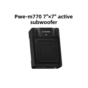 Alpine PWE-7700E-EL 002 Caisson de basses actif ultra-plat à bobine simple de 7 pouces intégré au siège pour les améliorations audio de voiture OLIVER - Product Image 1