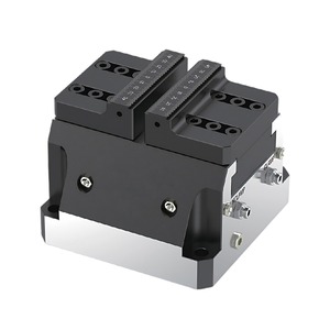 Mỏ kẹp tự định tâm khí nén AV0166 với lực kẹp 20KN cho dây chuyền sản xuất CNC tự động - Product Image 1