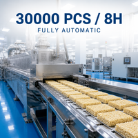 Machine automatique électrique JDQ pour la fabrication de pâtes et nouilles, en acier inoxydable de qualité alimentaire, haute capacité 11000 pièces/8h, 25 kW