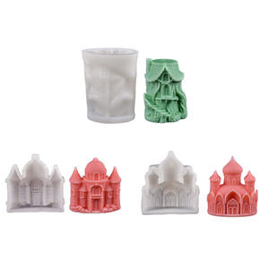 Molde de Silicona 3D con Forma de <span class=keywords><strong>Castillo</strong></span> Estilo Mezquita Islámica Clásica para Decoración de Pasteles, Fondant, Chocolate, Galletas y Repostería - Product Image 6