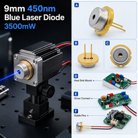 Diode laser bleue ZhonNa 450 nm pour équipement laser de machines commerciales, pièces et accessoires, module de composant optique industriel OEM