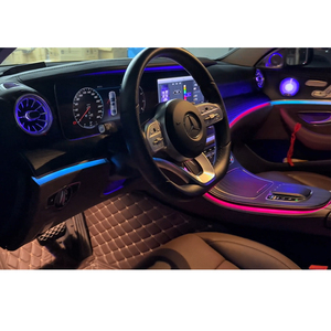 ไฟ LED ตกแต่งภายในรถยนต์ 64 สี แบบไดนามิก สำหรับ Mercedes-Benz E-Class W213 ปี 2016-2023 สร้างบรรยากาศภายใน - Product Image 4