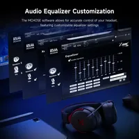 Casque de jeu sans fil MCHOSE V9 Pro, son surround 7.1, haut-parleurs dynamiques, micro à réduction de bruit, faible latence pour 5.3