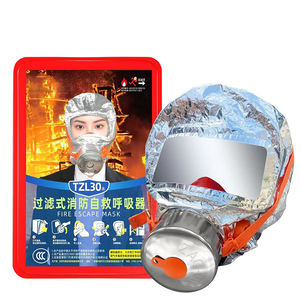 Masker tipe Filter pengaman kebakaran perlindungan asap kualitas tinggi untuk penyelamatan darurat pemadam kebakaran - Product Image 1
