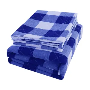 Couverture en soie luxueuse personnalisée, meilleure vente Exclusive, faite à la main, ensemble de couvre-lits