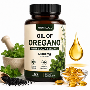 ODM OEM Gélules d'huile d'<span class=keywords><strong>origan</strong></span> infusées à l'huile de nigelle, formule naturelle à base de plantes, complément alimentaire pour le soin quotidien du corps - Product Image 1