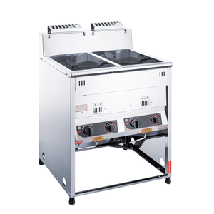 Nouvel arrivage de friteuses sans ventouse 20L 40L Friteuses électriques en acier à commande manuelle <span class=keywords><strong>au</strong></span> <span class=keywords><strong>propane</strong></span> d'occasion à thermostat carré - Product Image 2