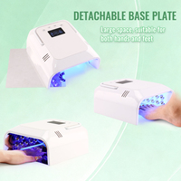 Offre Spéciale 2026 Pro Lampe UV LED Métallique Sans Fil Rechargeable 108W pour Séchage de Vernis à Ongles avec Ventilateur de Refroidissement