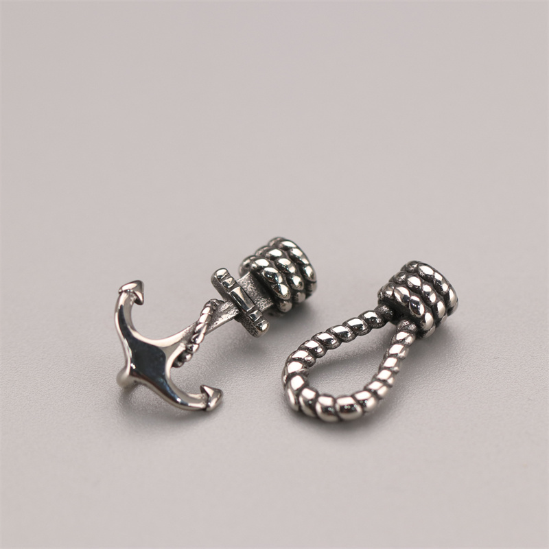 Нержавеющая сталь винтажный цвет лодка якорь PendantJewelry находки