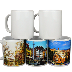 Tazas personalizadas con logo a color, productos de sublimación más vendidos, tazas de cerámica con revestimiento de transferencia térmica para sublimación. - Product Image 6