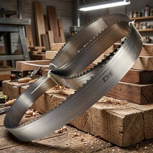 Lames de scie à ruban en carbure de tungstène TCT de qualité industrielle DH, personnalisables OEM, pour la coupe du bois - Product Image 1