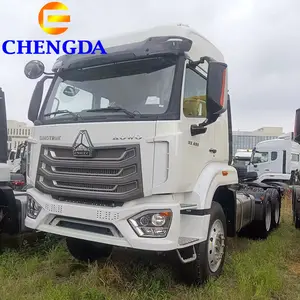 Sinotruk Howo Heavy Duty 6x4 Lhd Tractor Truck Trailer Head 10 Wheels Diesel Prime Mover Tractors Trucks