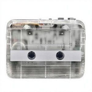 Radio FM Portatile con Lettore Cassette e Connessione BT, Walkman Retrò Nostalgico Trasparente, Convertitore Audio <span class=keywords><strong>MP3</strong></span> - Product Image 2