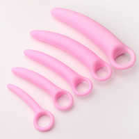 SacKnove Dernières 5 Tailles Dilatateurs Vaginaux En Caoutchouc Souple Butt Plugs Expander Trainer Smooth Touch Masturbation Gode Anal Sex Toys