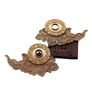 Copper Hairpin Cloud Moon Pendant 27x7cm Antique Style DIY <b>Accessory</b> for <b>Wedding</b> Crowns - Product Image 5