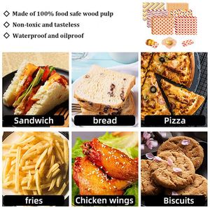 กระดาษห่อแซนวิชเคลือบกันไขมันสำหรับอาหาร เบอร์เกอร์ ไก่ทอด เฟรนช์ฟรายส์ - Product Image 6