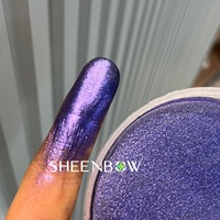 Grünes Chrom-Metallic-Pigmentpulver aus anorganischem Siliziumdioxid für optische DIY-Lidschatten-Make-up-Materialien