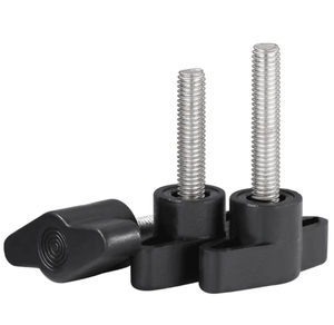 M4-M10 đen nhựa Bakelite t Shaped Thumb Knob Brass chèn Nuts Bakelite nhựa đen bóng Knob - Product Image 2