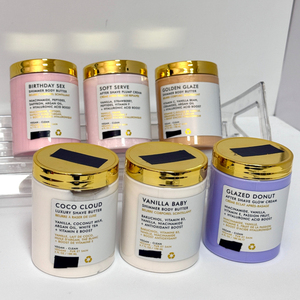Gommage corporel à la noix de coco de marque propre, luxueux, hydratant, adoucissant, nettoyant en profondeur, exfoliant léger pour la peau, perfectionne le teint avant le rasage - Product Image 2