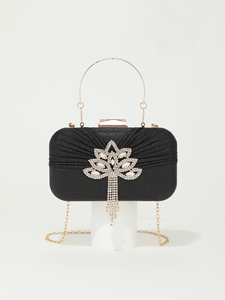 Bolso de Mano de Noche para Mujer, Diseño Nuevo, Patrón Cuadrado, Moda para Novia, Boda, Alta Calidad, Elegante, Vintage, Marca de Lujo 5A - Product Image 2