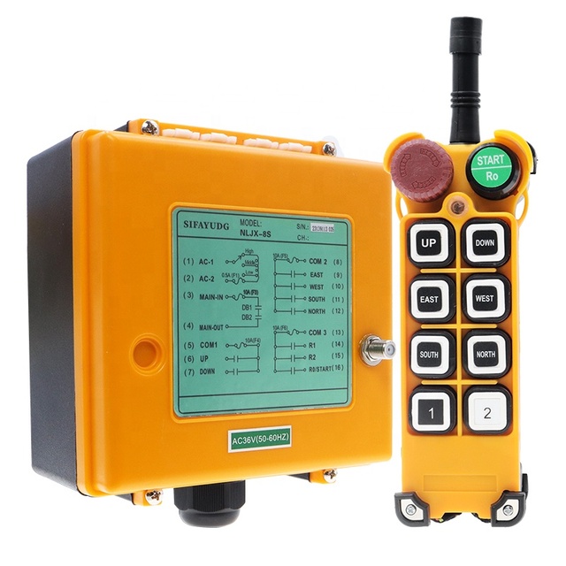 Hot Selling Industrial Radio Remote Control High Quality Plastic Materials with Long Range Rolling Code Lifting Remote Control