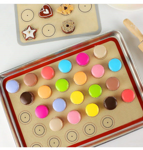 Accessoires de cuisine personnalisés, tapis de cuisson réutilisables résistants à la chaleur, doublure de four, tapis à pâtisserie antiadhésif, tapis de cuisson en silicone fibreux - Product Image 4